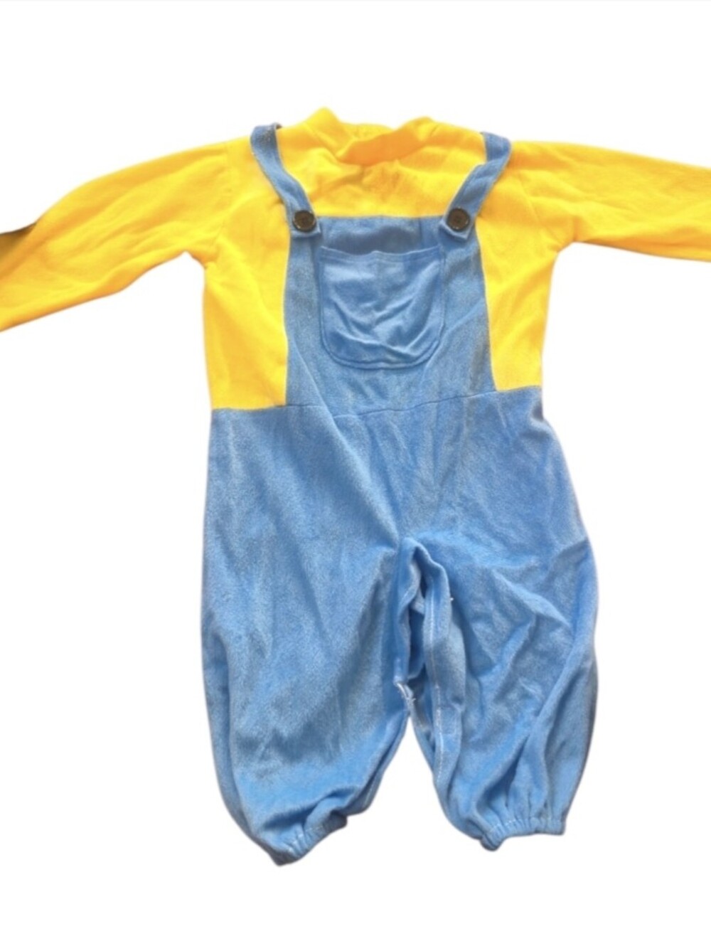 Minions Yellow and Blue Kids Overalls with Suspenders Halloween Costume